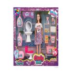 Eğitici Bebek Ve Çocuk Cindy Doll Bebekli Lavabo Ve Temizlik Seti