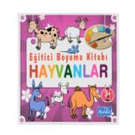 Eğitici Boyama Kitabı Hayvanlar - Parıltı Yayınları