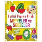 Eğitici Boyama Kitabı - Meyveler ve Sebzeler - Ahmet Altay