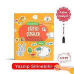 Eğitici Çizgiler (2 / 4 Yaş) - Kolektif - Dikkat Atölyesi Yayınları