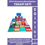 Eğitici Çocuk Dil Konuşma Bilgisi Bilişsel Beceri Geliştirici Dil ve Konuşma Bozuklukları Terapi Set - Çok Renkli