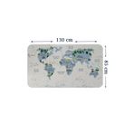 Eğitici Dünya Haritası Dünya Atlası Çocuk ve Bebek Odası Duvar Sticker-85x130-3815 Dropçek eticaretdrpharitastcker-3815