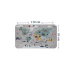Eğitici Dünya Haritası Dünya Atlası Çocuk ve Bebek Odası Duvar Sticker-85x130-3821 Dropçek eticaretdrpharitastcker-3821