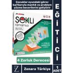 Eğitici Görsel Algı Zeka Problem Çözme Becerisi Geliştirici Eğlenceli Çocuk Oyun Şekli Tamamla - 1
