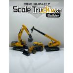 Eğitici Iş Makinaları Palet Dozer Vinç 3 Lü Set - 10 cm