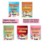 Egitici Kalin Boyama Kitabi Seti 320 Sayfa (5 Kitap)