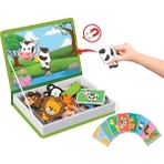 Eğitici Magnet Hayvan Tamamlama Seti - Manyetik Hayvan Parça Birleştirme Oyunu - Eğlenceli Oyuncak Hayvan Tanıma Magnet