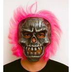 Eğitici Oyuncak Wild Skull - Gümüş Kafatası Pembe Saçlı Iskelet Maske