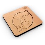 Eğitici Puzzle 4mm Plywood Ahşap Boyanabilir Çocuklar Için -Meyveler ve Sebzeler- Limon