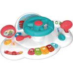 Eğitici Sesli Işıklı Müzikli Oyuncak Bebek Direksiyonu Konsolu Korna Sesli (30X21X12CM) - Renkli