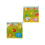 Eğitici Tahta Bultak Raptiyeli Puzzle - 5 Parça