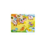 Eğitici Tahta Puzzle: 8-9 Parça İle Çocuklar İçin Eğlenceli Oyun