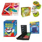 Eğitici Zeka ve Dikkat Oyunları Seti Halli Galli Dobble Hedef 4 Pratik Zeka-1 Çocuklar ve Aileler İçin Masa Oyunları