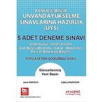 Eğitim Bankacılar İçin Unvanda Yükselme Sınavına Hazırlık 5 Adet Deneme Sınavı-Akademi Consulting Yayınları
