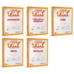 Eğitim Vadisi 2026 10. Sınıf Matematik + Edebiyat + Fizik + Kimya + Biyoloji Tik Tam Izleme Seti 5 Kitap
