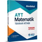 Eğitim Vadisi Yayınları AYT Matematik Tamamı Video Çözümlü Tekrar Kitabı