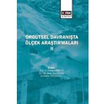 Eğitim Yayınevi Örgütsel Davranışta Ölçek Araştırmaları - 2