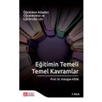 Eğitimin Temeli Temel Kavramlar - Pegem Akademi Yayıncılık