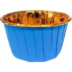 Eğlence Marketi Muffin Kek Kapsülü Mavi Içi Gold 25 Li