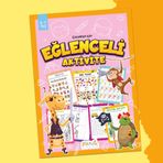 Eğlenceli Aktivite Kitabım - Çocuklar için Eğitici ve Etkinlikli Aktivite (5-7 yaş)