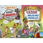 Eğlenceli Bilgi Yayınları - Burası Çanakkale Buradan Geçiş Yok ve Cezeri ve Akılalmaz Makineleri - Metin Özdamarlar