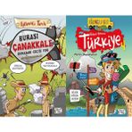 Eğlenceli Bilgi Yayınları - Burası Çanakkale Buradan Geçiş Yok ve Güzel Ülkem Türkiye 4 - Metin Özdamarlar