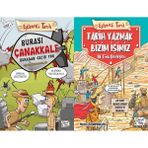 Eğlenceli Bilgi Yayınları - Burası Çanakkale Buradan Geçiş Yok ve Tarih Yazmak Bizim Işimiz - İlk Türk Devletleri - Metin Özdamarlar