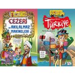 Eğlenceli Bilgi Yayınları - Cezeri ve Akılalmaz Makineleri ve Güzel Ülkem Türkiye 4 - Metin Özdamarlar