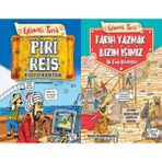 Eğlenceli Bilgi Yayınları Piri Reis ve Acayip Haritası ve Tarih Yazmak Bizim Işimiz - Ilk Türk Devletleri (Metin Özdamarlar)