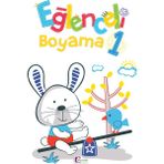 Eğlenceli Boyama Kitabı 1 - Zarife Üspolat 3-5 Yaş Türkçe Renkli 16 Sayfa