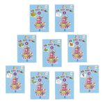 Eglenceli Boyama Kitabi Seti Mavi Seri (10 Kitap)