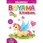 Eğlenceli Boyama Kitabım - Pembe Kitap- Sancak Çocuk
