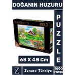 Eğlenceli Eğitici Görsel Algı Motor Beceri Geliştiren Çocuk Boyamalı Puzzle 1000 Prça Doğanın Huzuru
