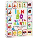 Eğlenceli ve Öğretici Hafıza Geliştirme Kartları, Renkli ve Dayanıklı Set - Seçenek 1
