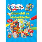 Eğlendiren Boyama - Otomobil ve Motosikletler - Parıltı Komisyon