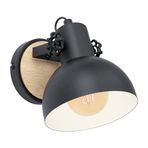 Eglo 1XE27 40W Lubenham Siyah Aplik