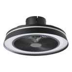 Eglo 35217 2700-6500K 3200 Lümen Vallonia 1 48 cm Çapında Mat Siyah Tavan Vantilatörü