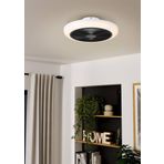 Eglo 35234 2700-6500K 3280 Lümen Sayulita 1 46 cm Çapında Beyaz-Siyah Tavan Vantilatörü