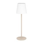 Eglo 901128 İç Mekan ” Fıorana ” Kum Rengi Renk Dökme Çelik Masa Lambası Ip20 E14 Max: 1X40W Çap: 15 Cm