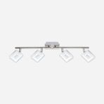 Eglo Alameda 40 W Ledli Led Duy Kare 2 Adet Gümüş Sıvaüstü Spot