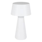 EGLO Huesa LED masa lambası, pilli gece lambası, dokunmatik kısılabilir, dış mekan masa lambası, kablosuz, USB ile şarj edilebilir, plastik, beyaz, sıcak beyaz-soğuk beyaz, IP44