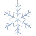 EGLO LED pencere dekorasyonu, asılı Antarktika, asma dekorasyon, kar tanesi, dekoratif lamba, çelik, plastik, beyaz, şeffaf, soğuk beyaz IP44