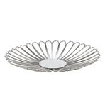 EGLO LIVING Dekoratif kase Ueda, dekorasyon için şık kase, krom görünümlü metal yuvarlak dekoratif sepet, dekoratif kase el yapımı, çap 40 cm