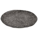 EGLO LIVING Forleyet dekoratif kase, dekorasyon için şık kase, yuvarlak dekoratif tabak, el yapımı, nikel antik, düz metal kase Ø 34 cm