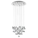 Eglo Pianopoli 93662 15'li Kristal Led Avize