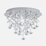 Eglo Pianopoli Modern Tekli Led Cam Yuvarlak Plafonyer Avize