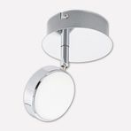 Eglo Salto 5.4 W Ledli Led Duy 1 Adet Gümüş Yuvarlak Sıvaüstü Spot