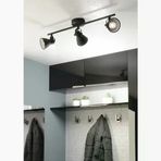 Eglo Seras 3 W Siyah Gu10 3'lü Sıva Üstü Led Spot