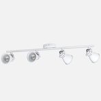 Eglo Seras1 3.3 W Ledli Led Duy 4 Adet Spot Yuvarlak Sıvaüstü Spot