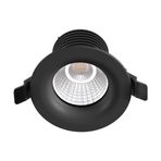 Eglo TALVERA P Gömme Spot 1X6,4W LED 3000Kelvin Yükseklik: 5,5 cm- Çap: 7,5 cm- Yuva Derinliği 6,5 cm Yuva Çapı 6,6-6,8 Ampul Dahil,Siyah